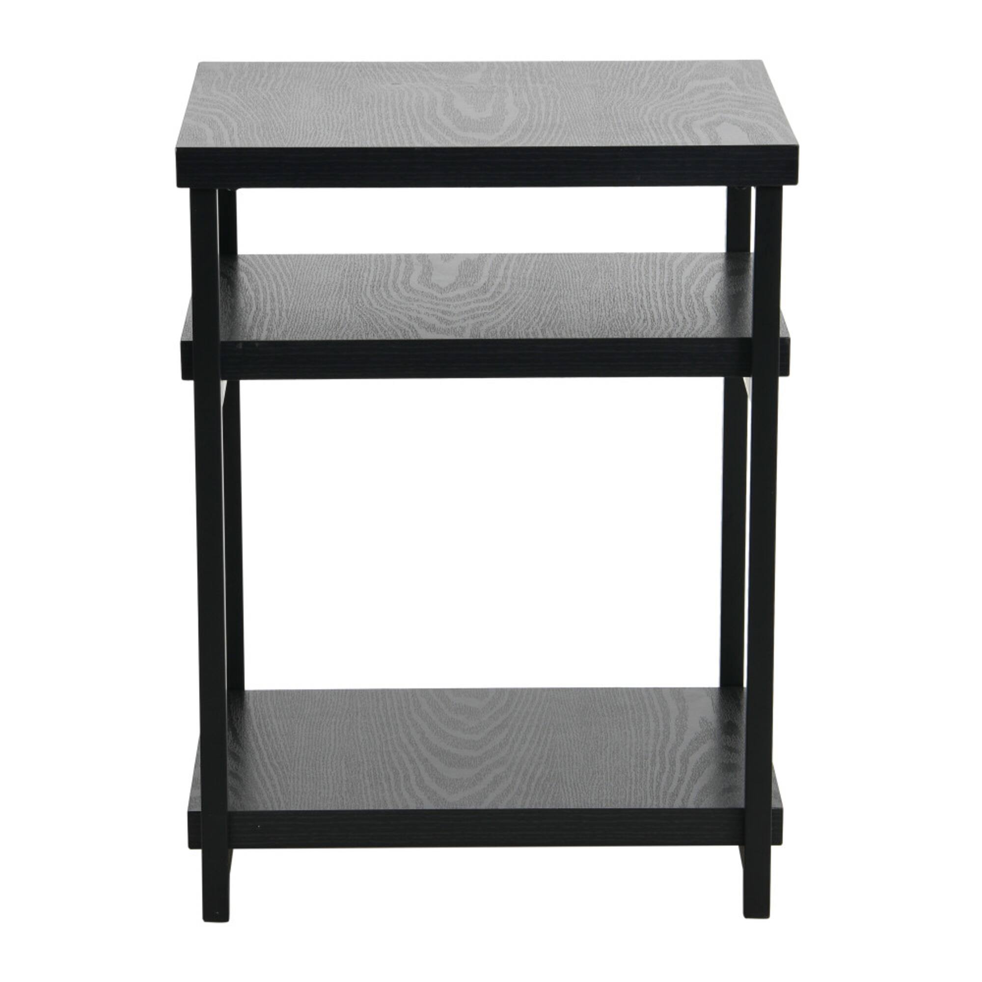 Household Essentials Jamestown 2-Shelf End Table